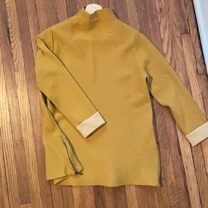 Tahari mustard sweater